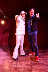 Schatzie Schafers and Rob Lecrone, Fringe Hosts