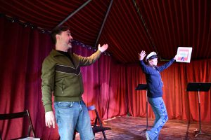 Fringe Hosts Rob Lecrone and Schatzie Schaefers